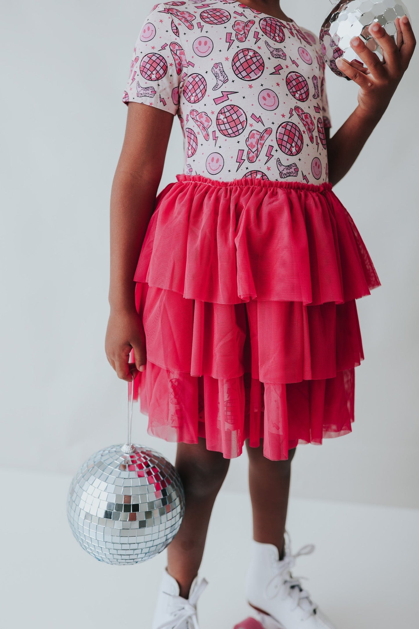 LET'S GO GIRLZzz DREAM SHORT SLEEVE TUTU DRESS