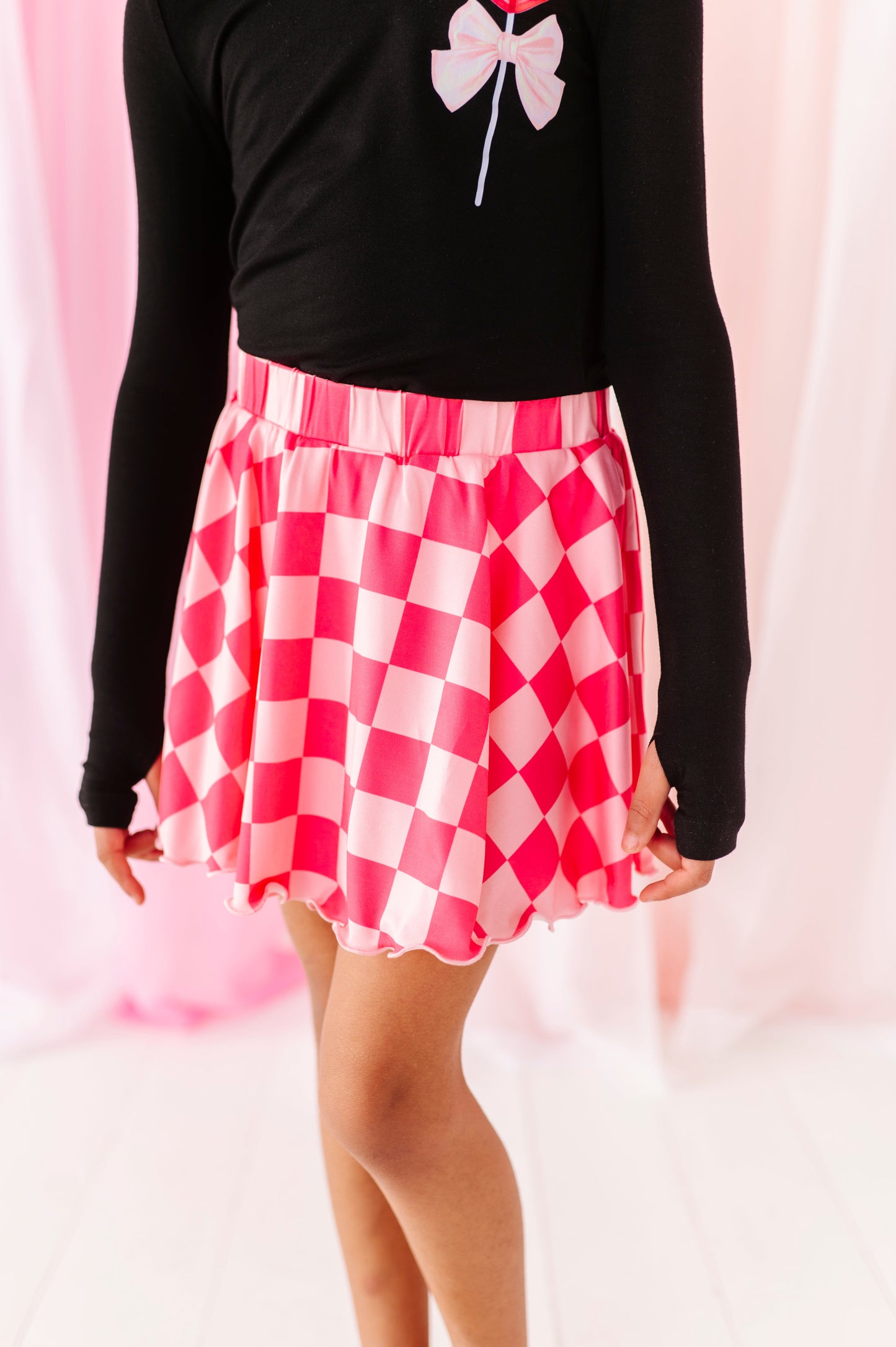 Pink Check | SKORT