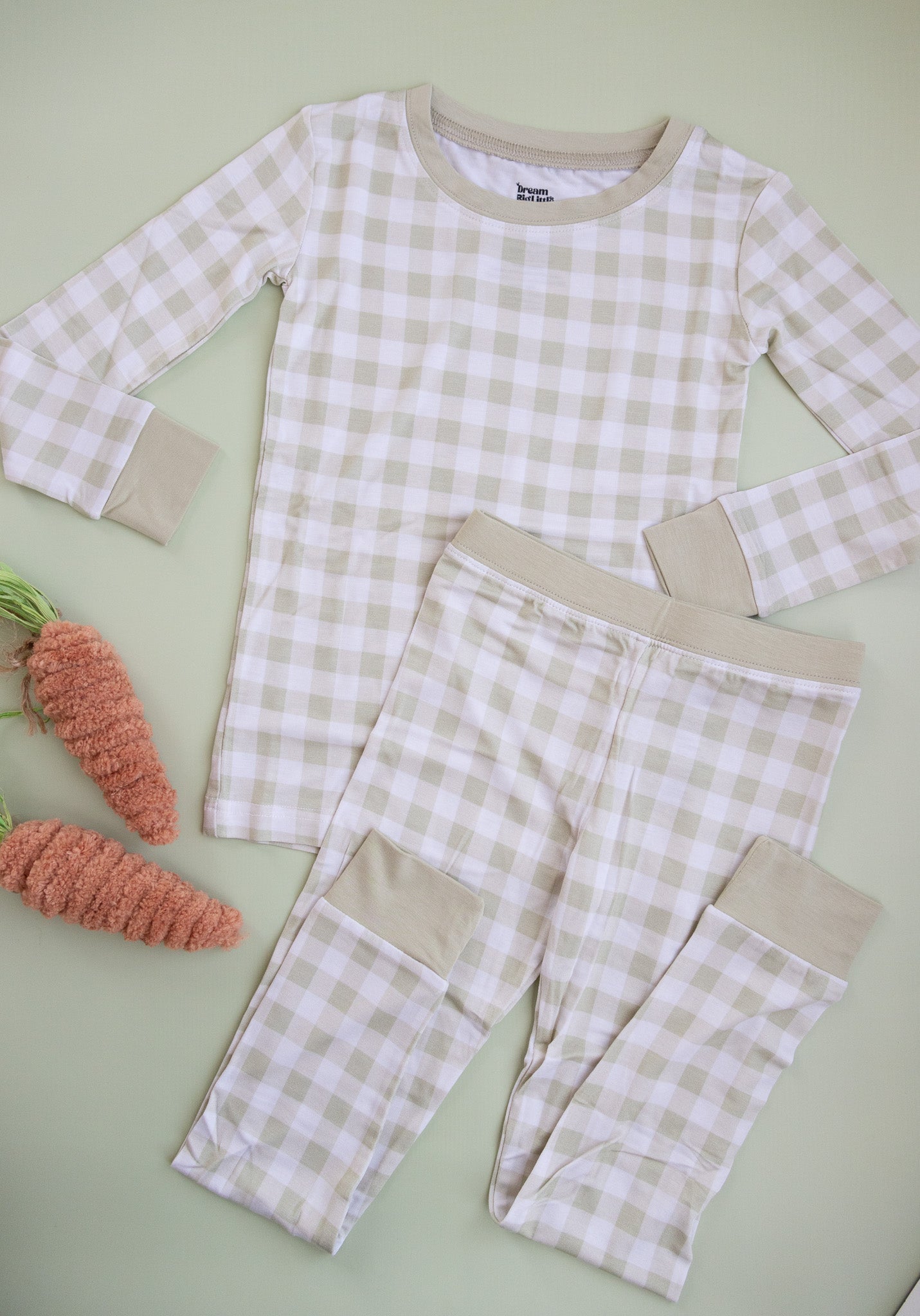 SAGE GINGHAM DREAM SET