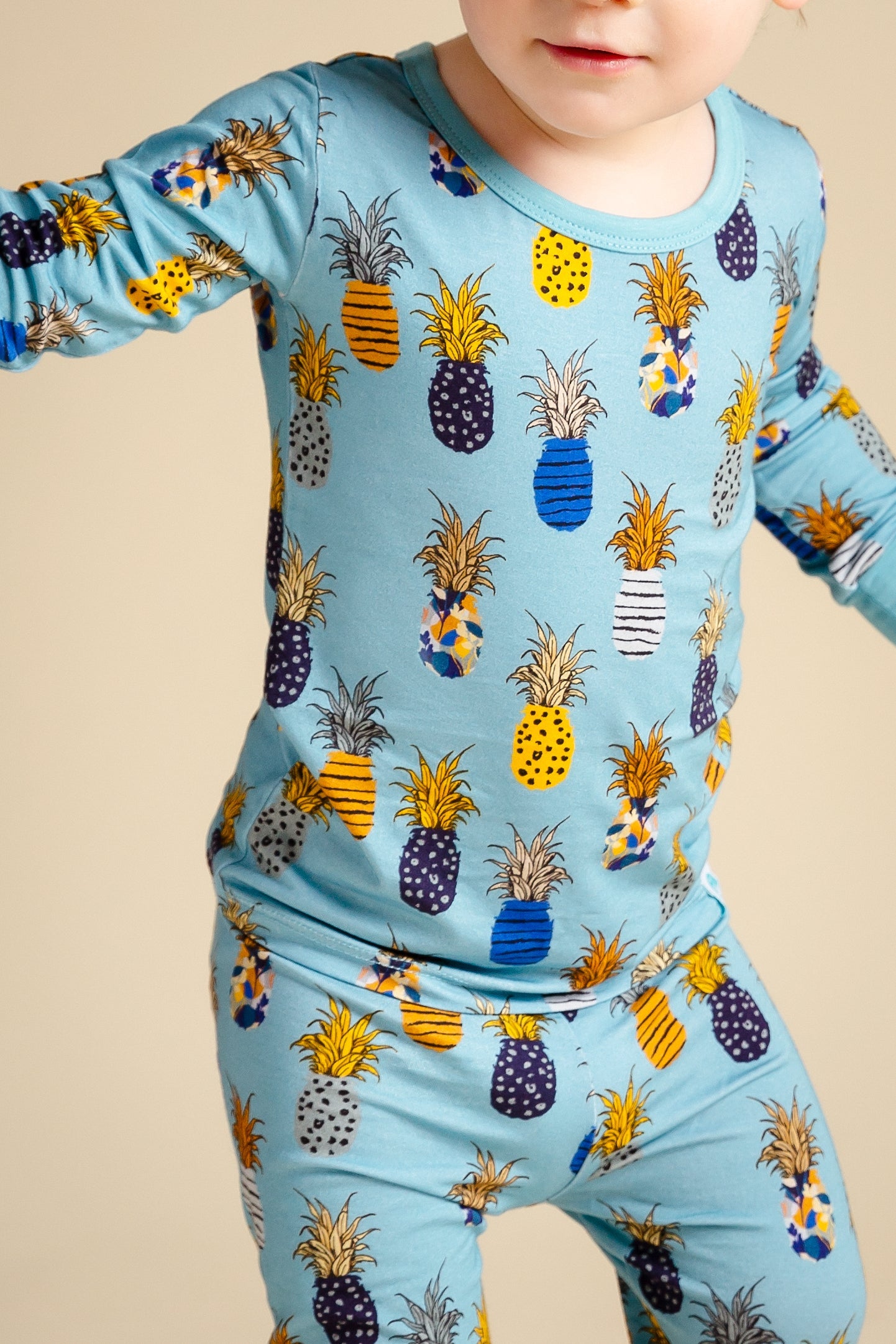 Caught In The Rain (Pineapple) Long Sleeve PJ's BDLJ