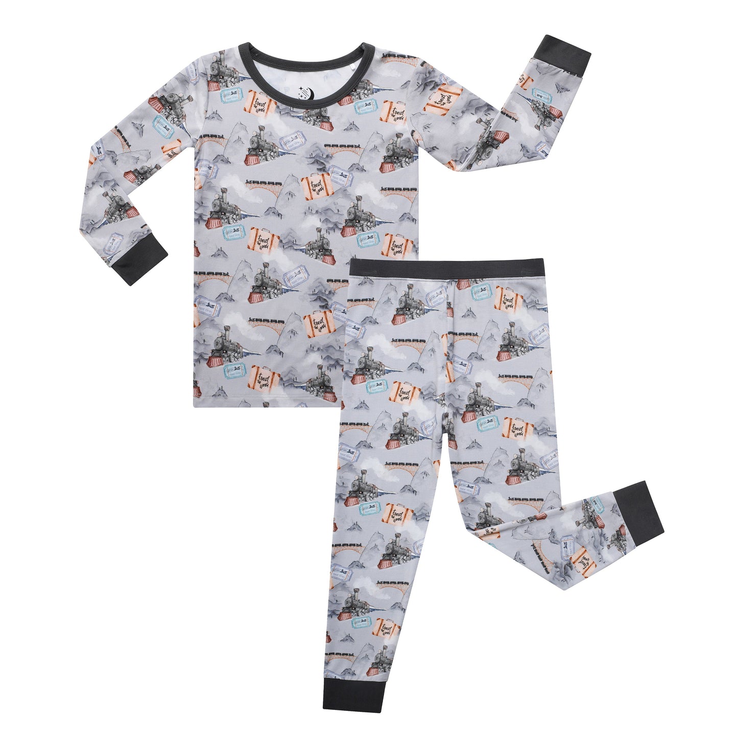 Steam Dreams (Train) Long Sleeve PJ's BDLJ