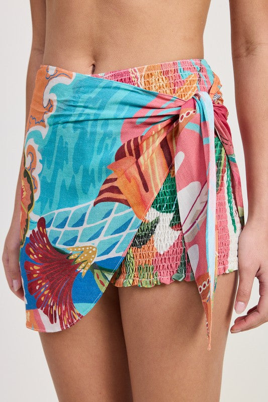 MINI WRAP SHORTS