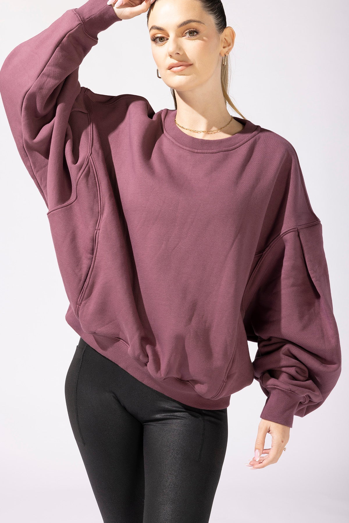 Brunch Sweater - Merlot