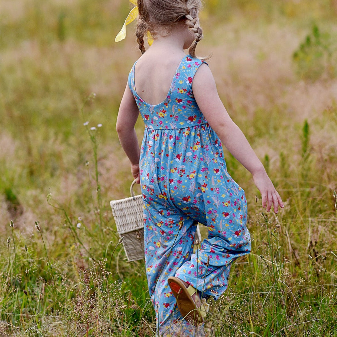 Boho Floral Bamboo Romper