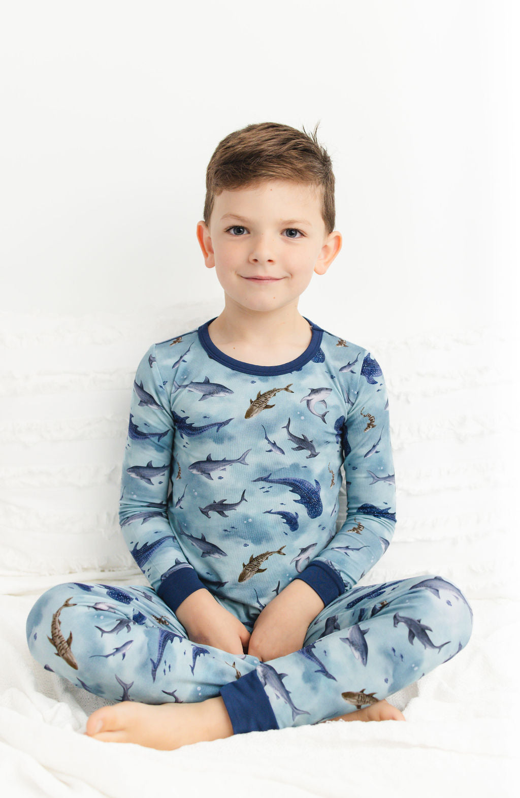 Some-Fin Special TENCEL™ Modal Long Sleeve PJ's