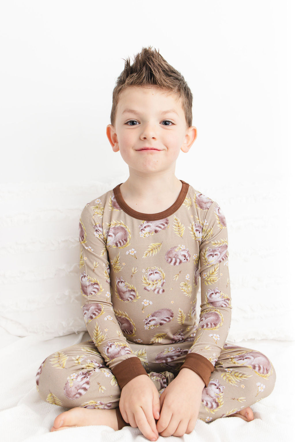 Raccoon Rascals Long Sleeve PJ's BDLJ