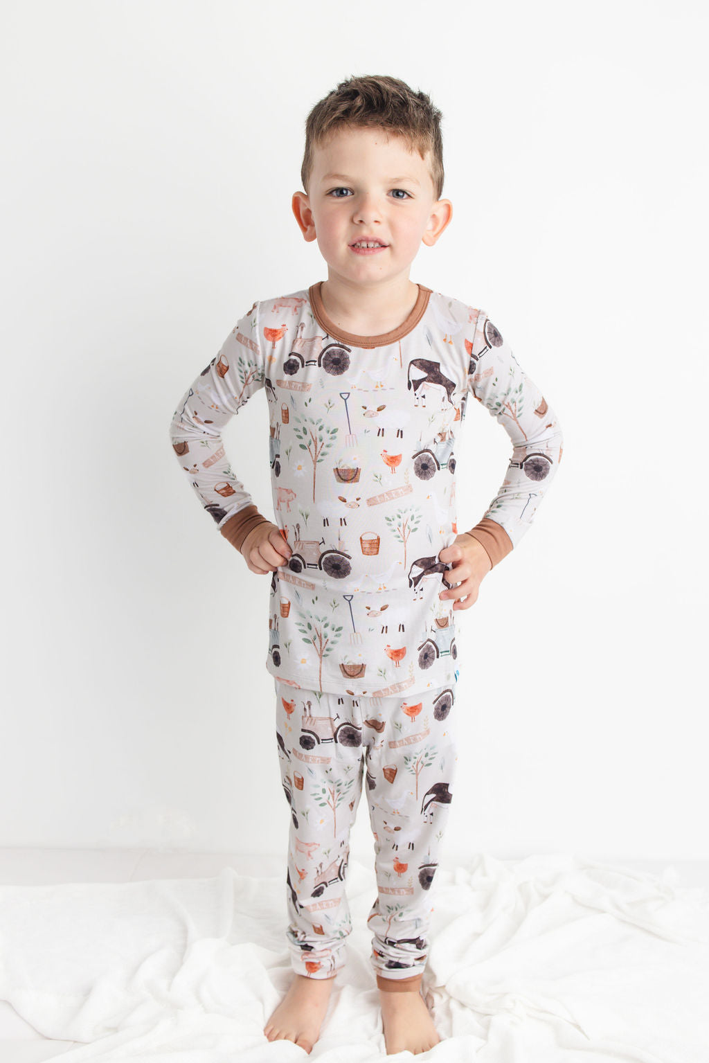 Tractor Ride (Farm) Long Sleeve PJ's BDLJ