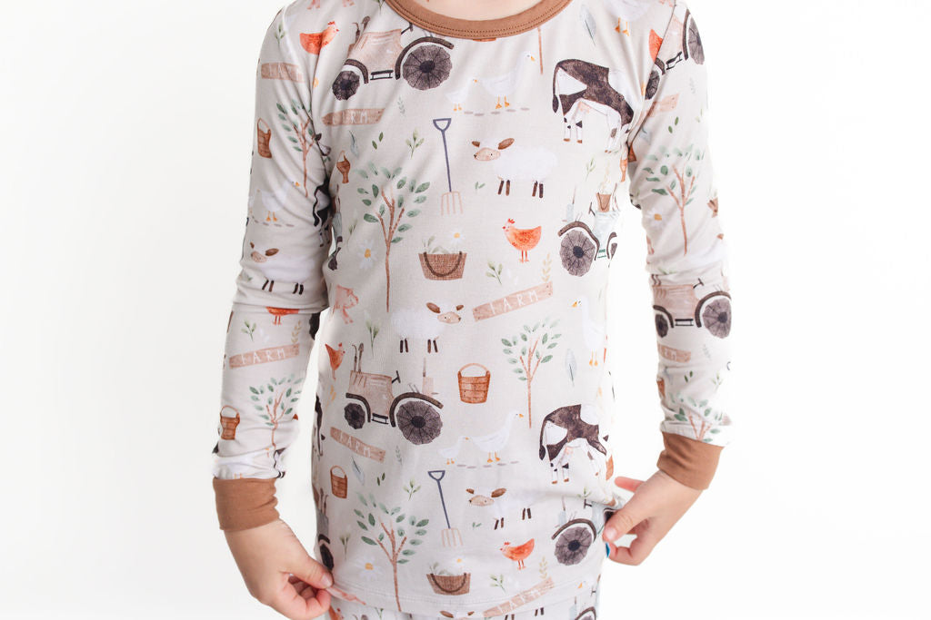 Tractor Ride (Farm) Long Sleeve PJ's BDLJ