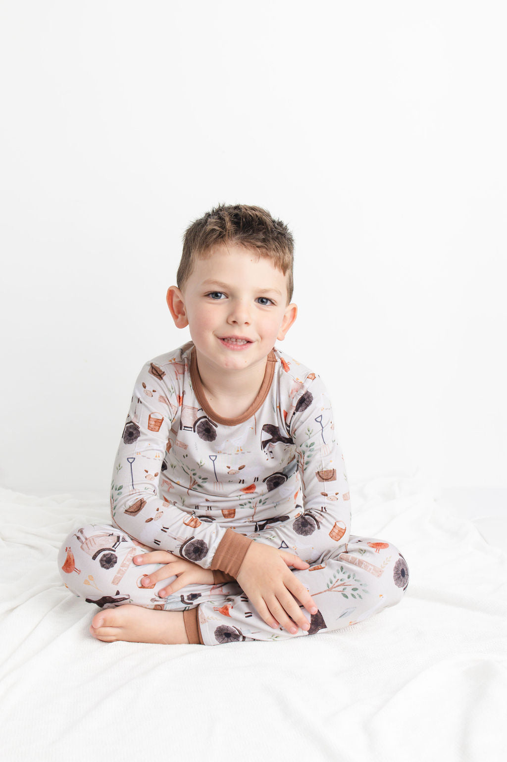 Tractor Ride (Farm) Long Sleeve PJ's BDLJ