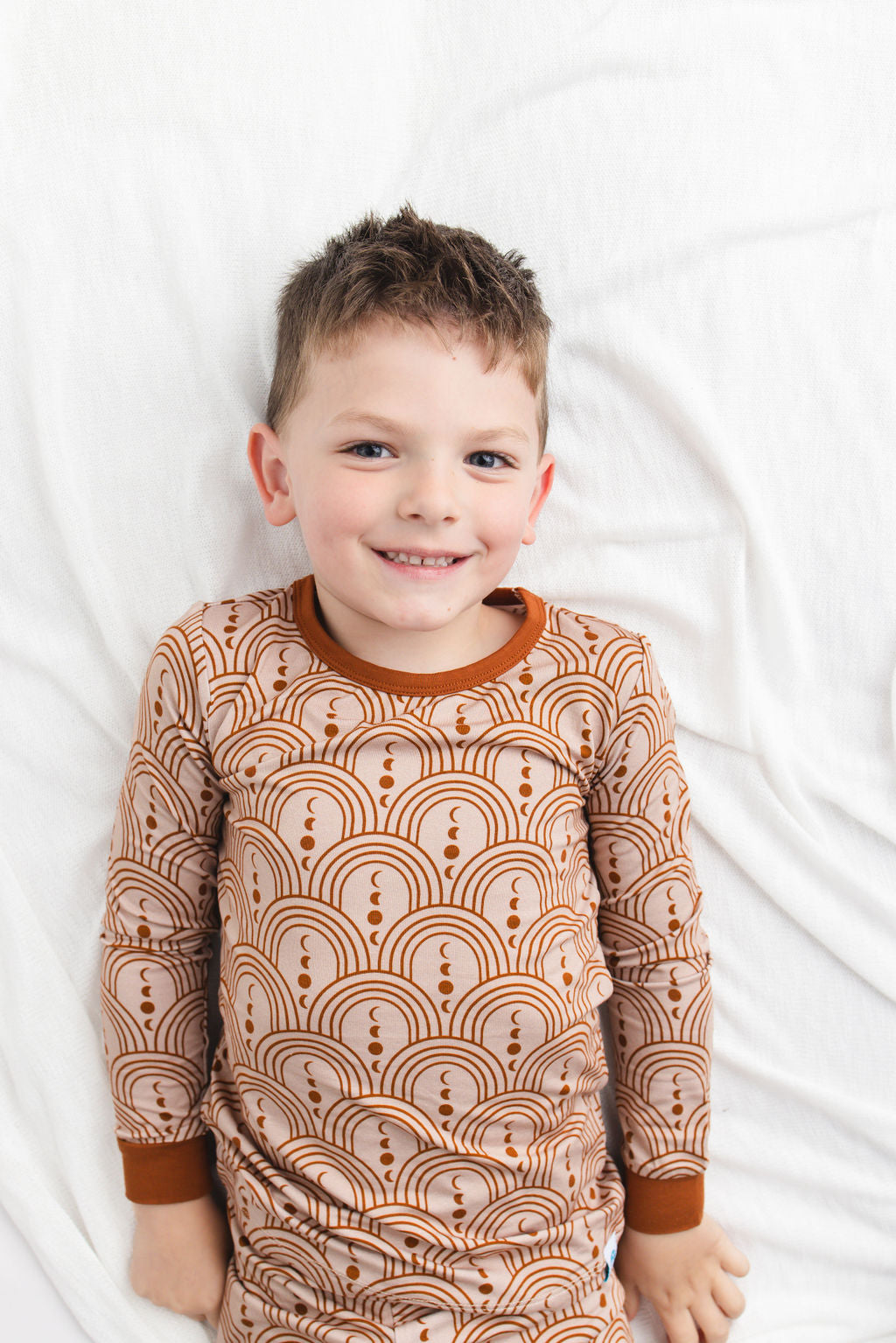 Copper Crescents Long Sleeve PJ's BDLJ