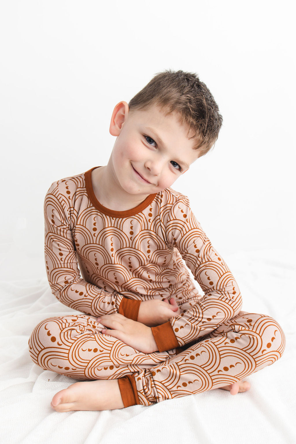 Copper Crescents Long Sleeve PJ's BDLJ