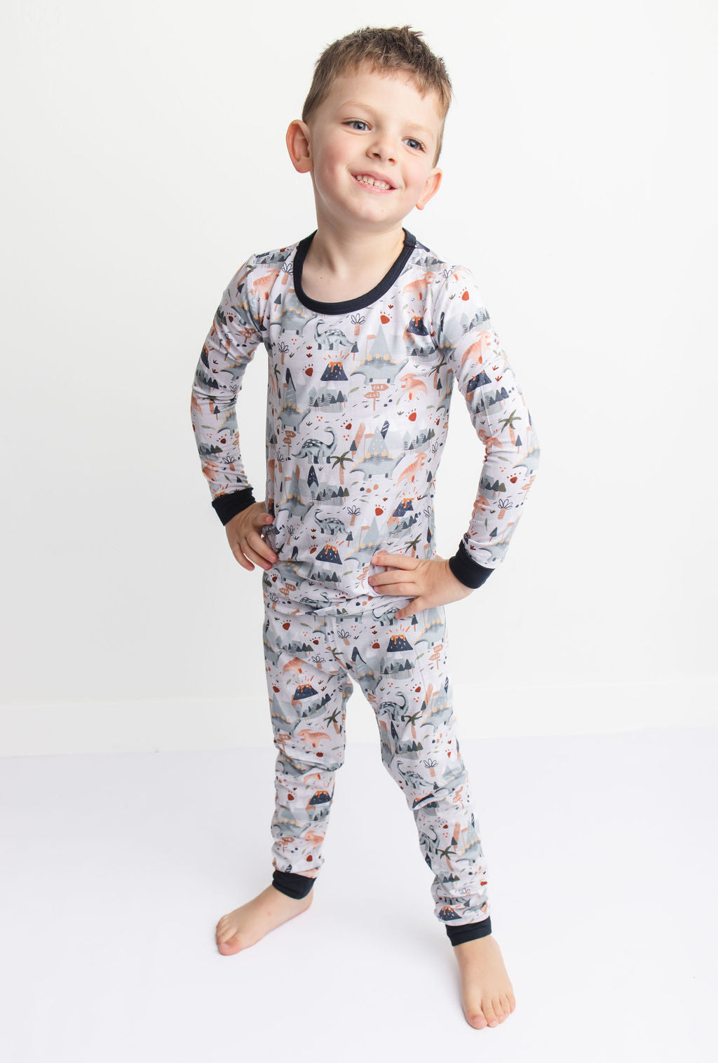 Dinosnores (Dinosaur) Long Sleeve PJ's BDLJ