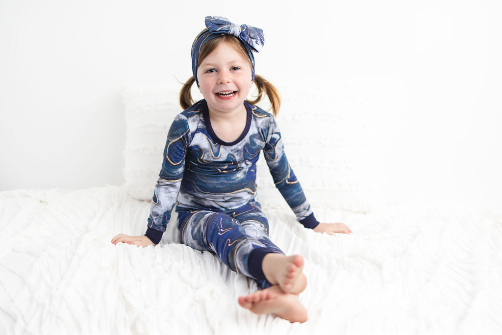 Marbleous Night Long Sleeve PJ's BDLJ