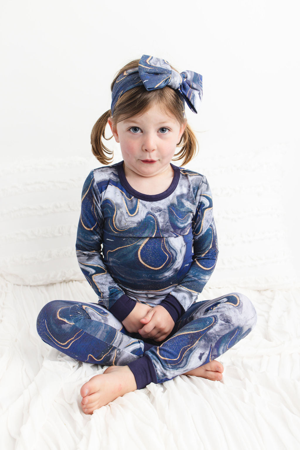 Marbleous Night Long Sleeve PJ's BDLJ