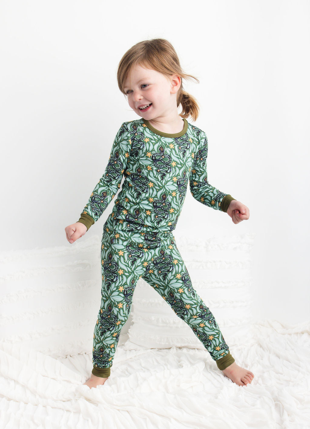 Hugs and Hisses (Snake) Long Sleeve PJ's BDLJ