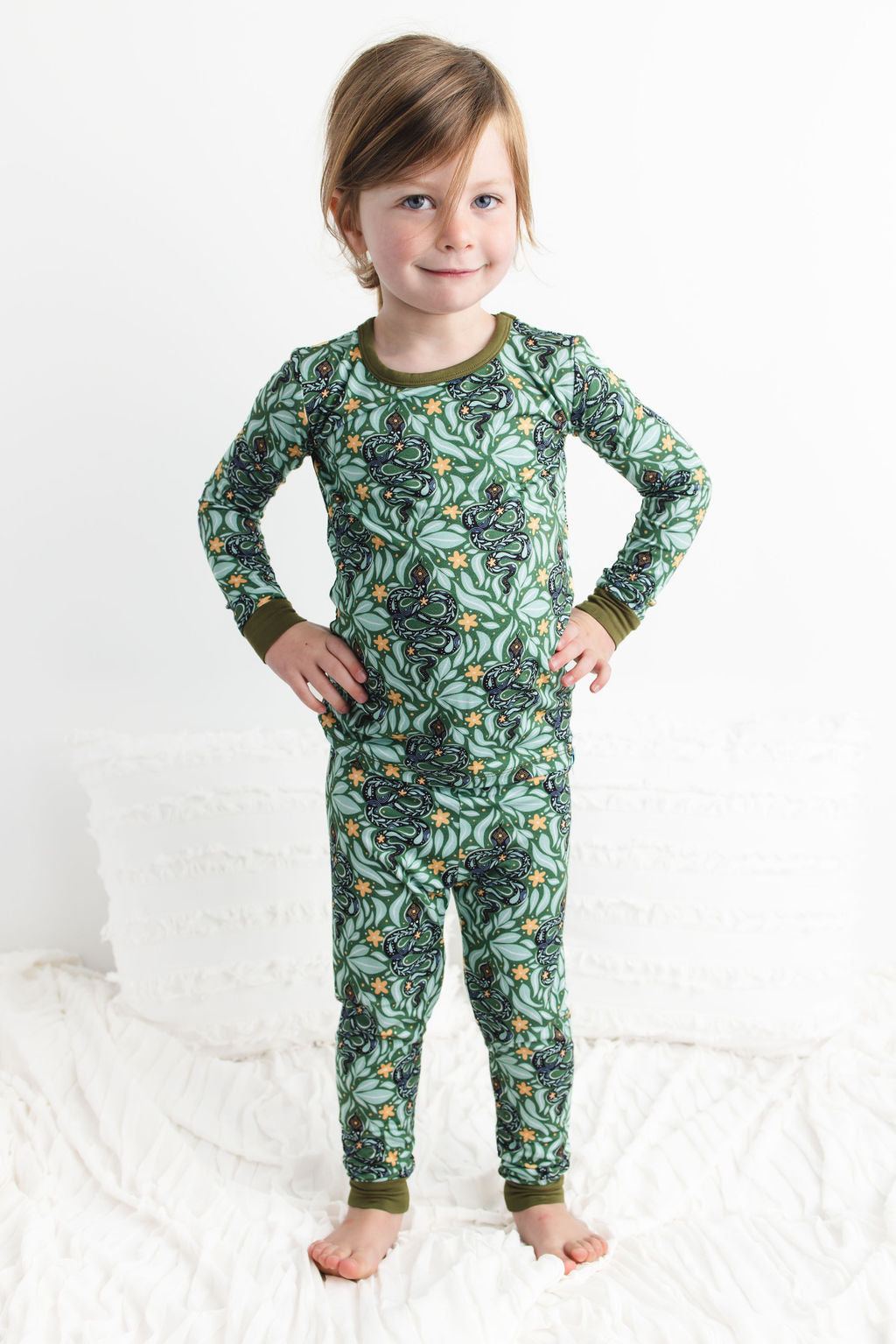 Hugs and Hisses (Snake) Long Sleeve PJ's BDLJ