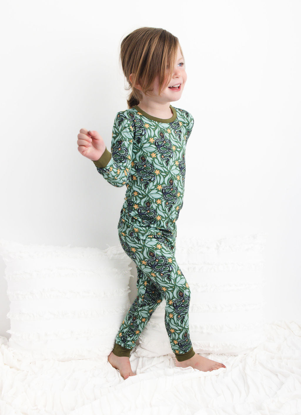 Hugs and Hisses (Snake) Long Sleeve PJ's BDLJ