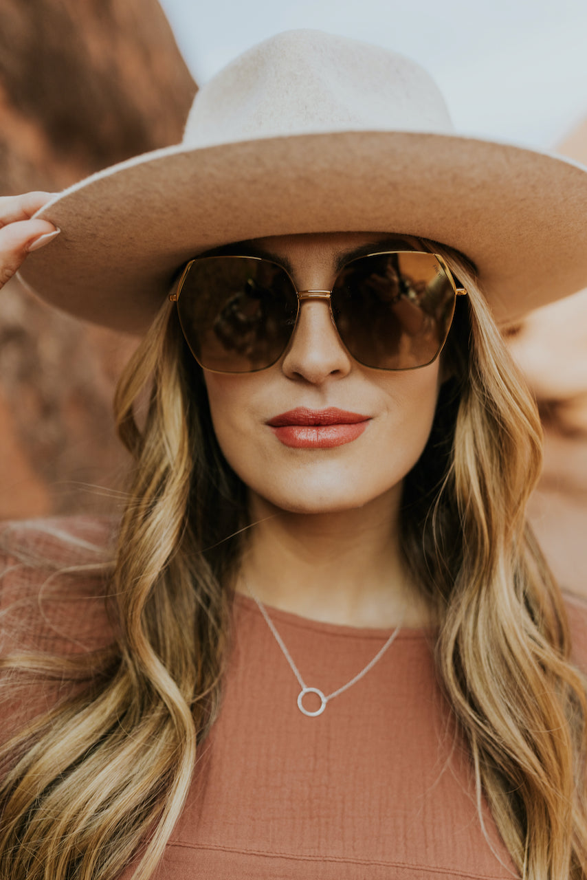 Chelsie Rectangular Sunglasses