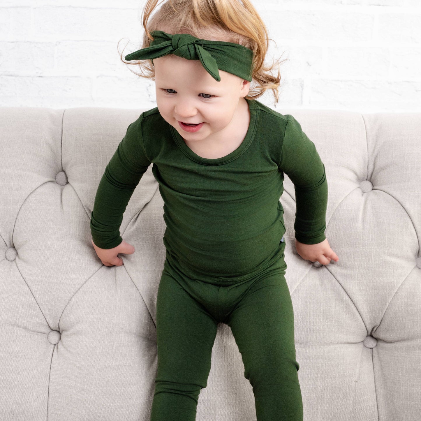 Emerald Long Sleeve PJ's