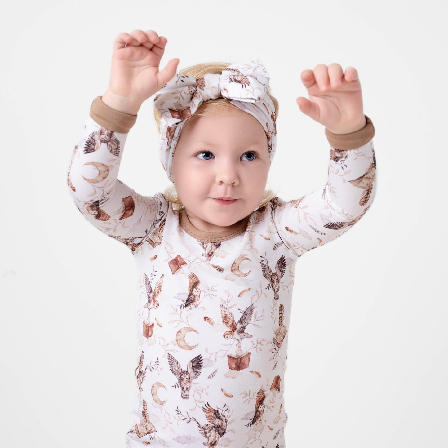 Feathers and Fables（Owl）TENCEL™ Modal Long Sleeve PJ's