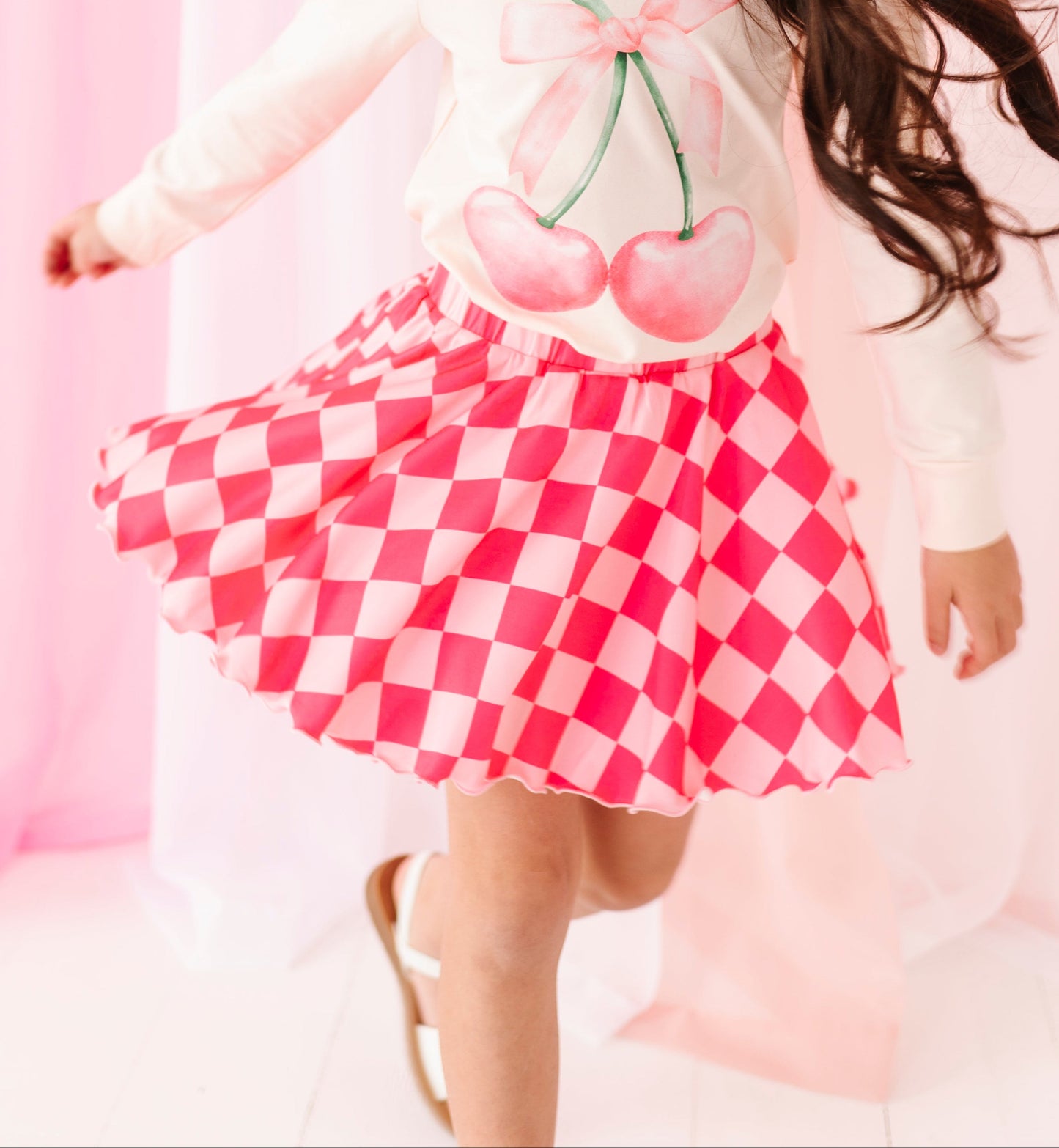 Pink Check | SKORT