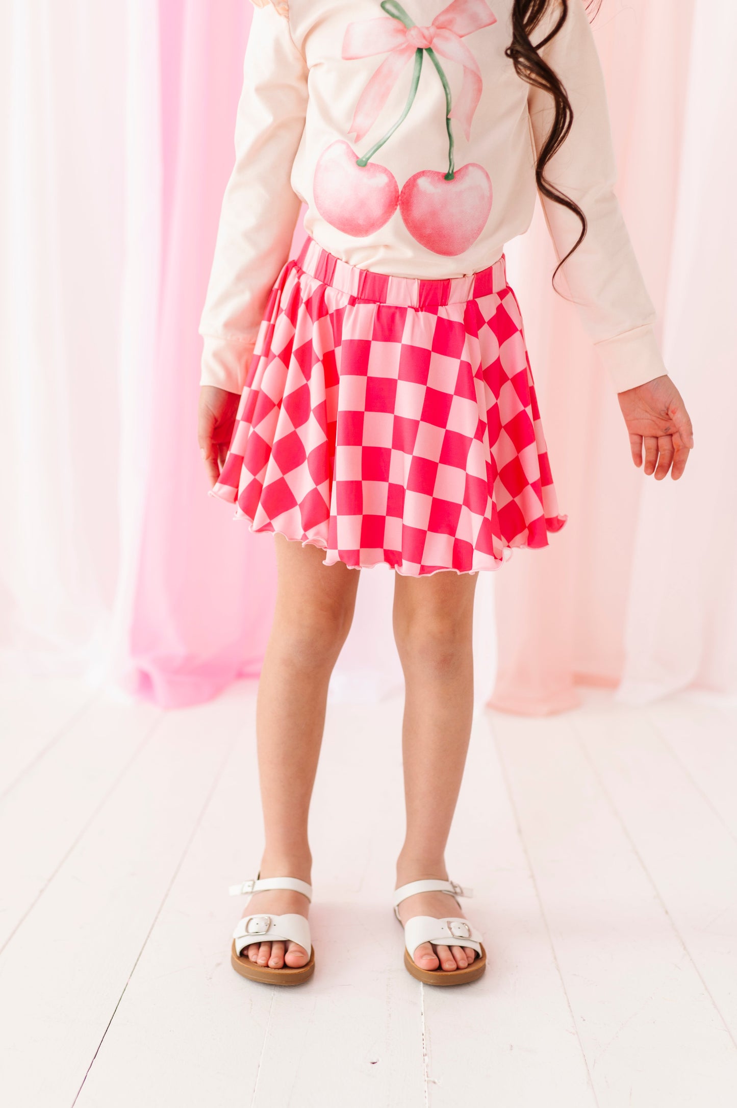 Pink Check | SKORT