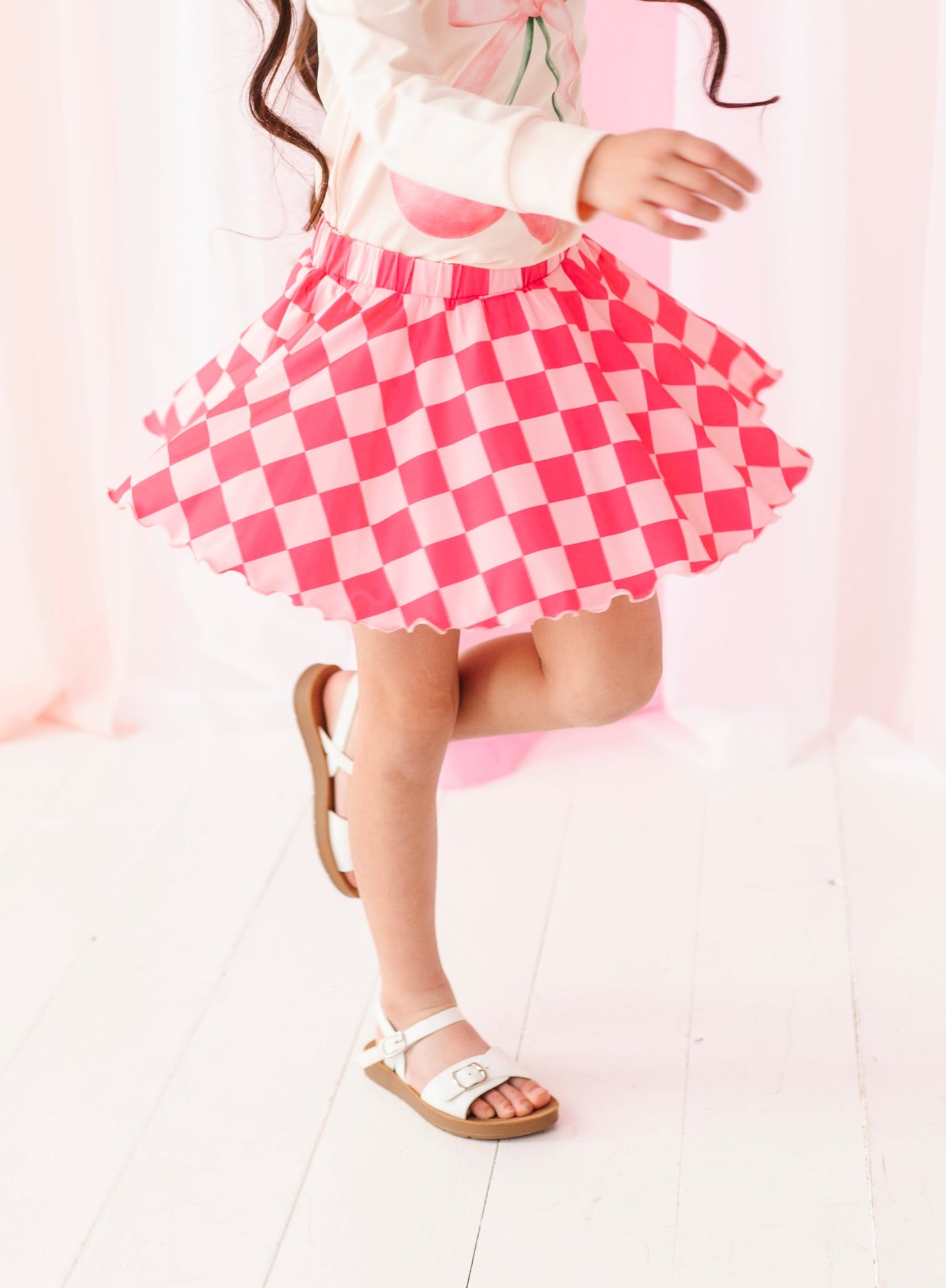 Pink Check | SKORT