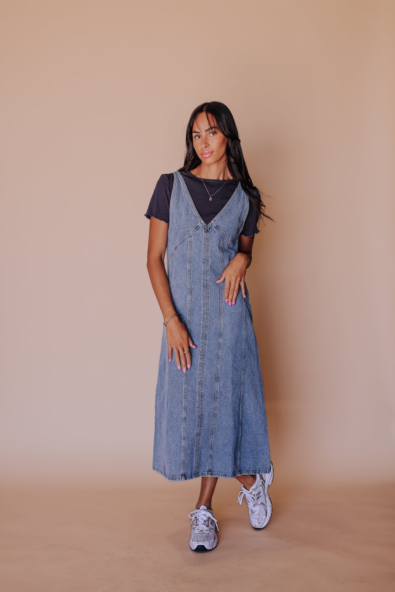 90’s Babe Denim Overall Dress - Mack & Harvie