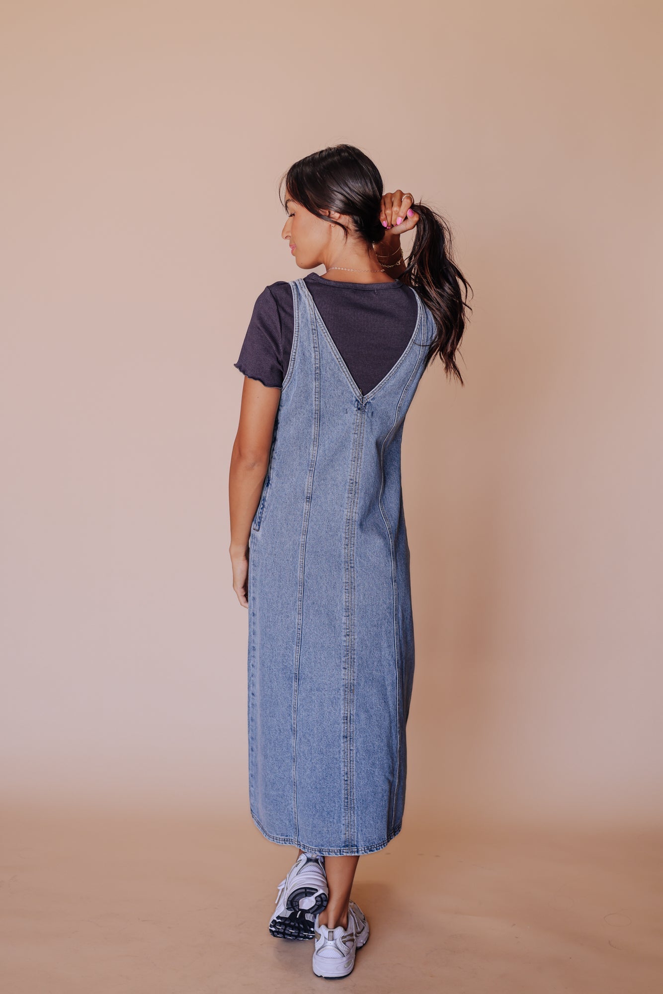 90’s Babe Denim Overall Dress - Mack & Harvie