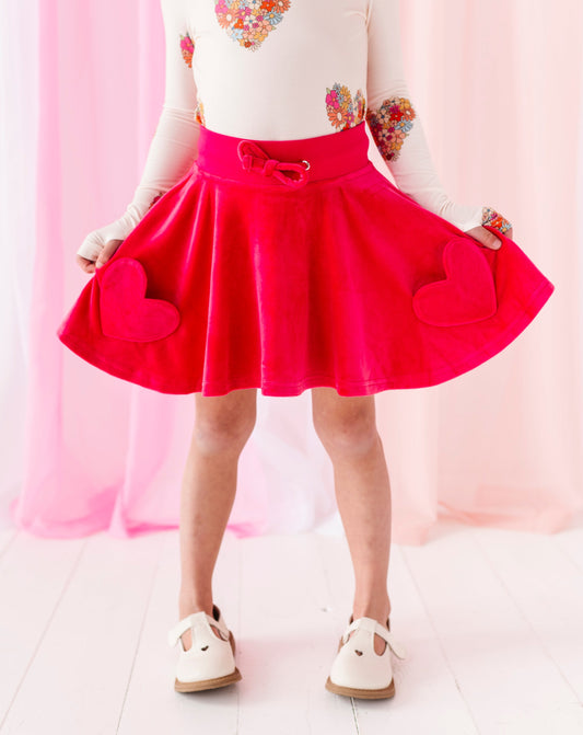 Hot Pink Velour | SKORT (*AS IS*- READ LISTING!)