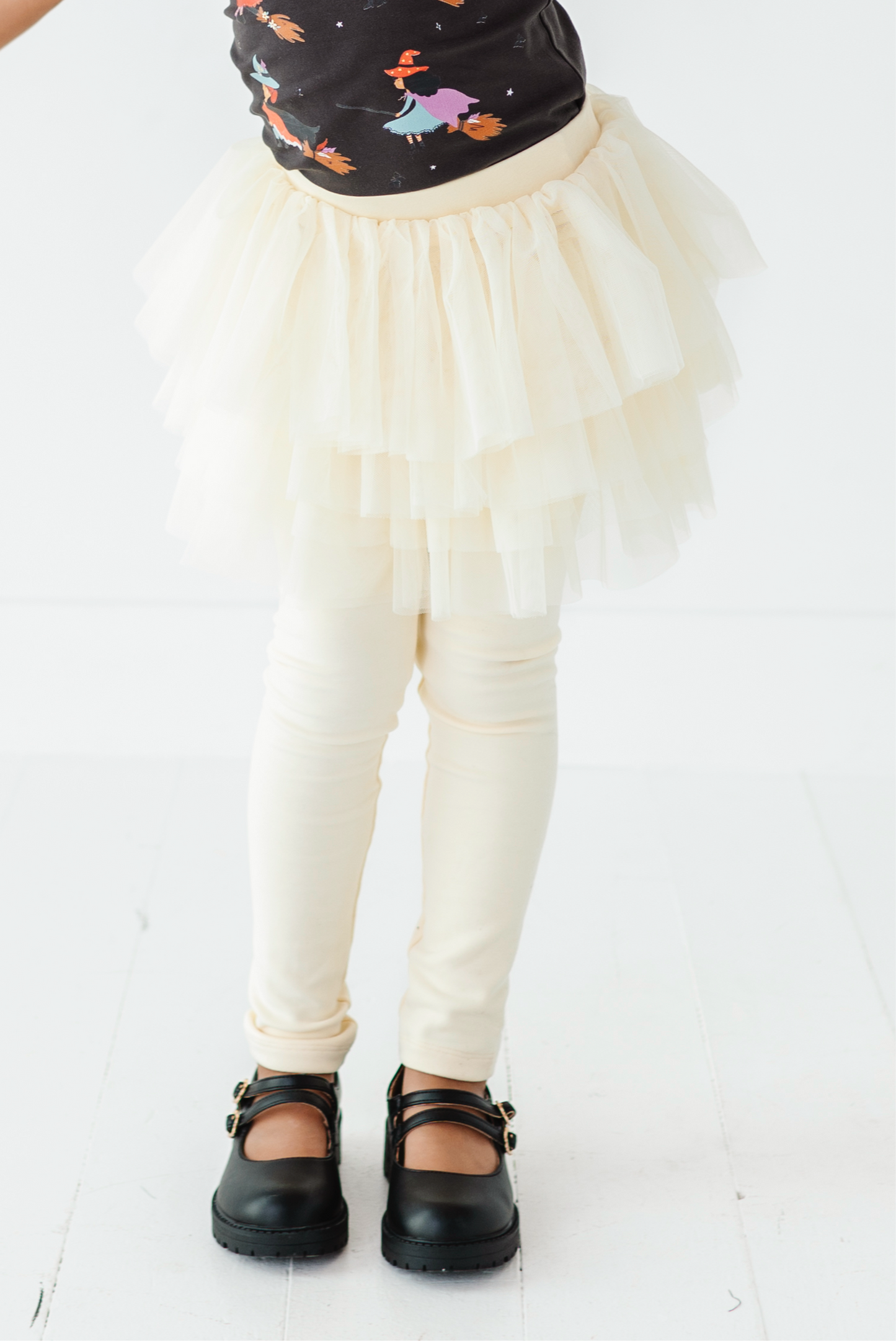 CREAM | Tutu Plush Leggings