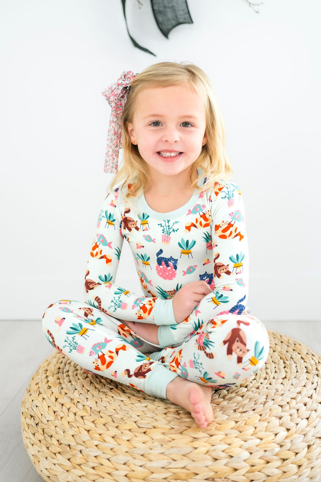 Felines & Ferns Long Sleeve PJ's BDLJ