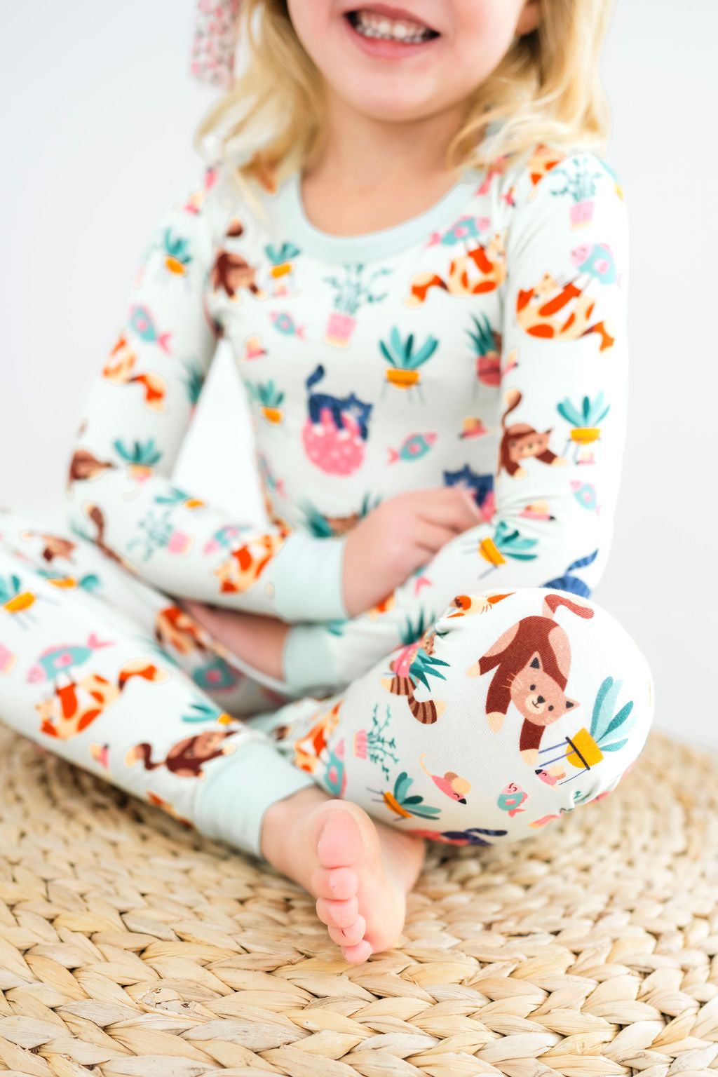 Felines & Ferns Long Sleeve PJ's BDLJ