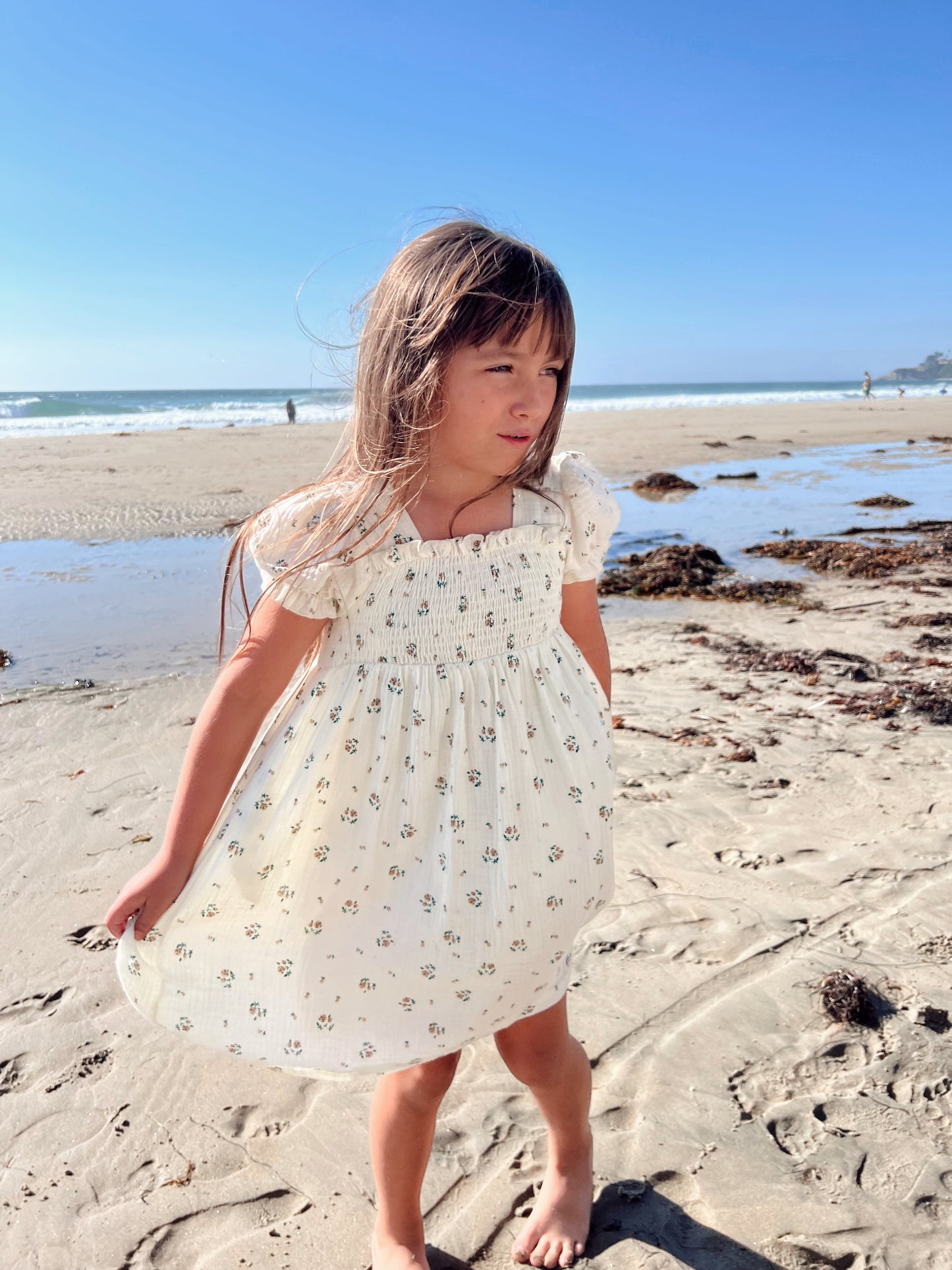 Child & Women's Muslin Dress | Garden Days