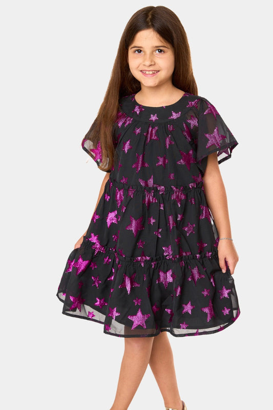 Kenzie Girls Dress - Celestial