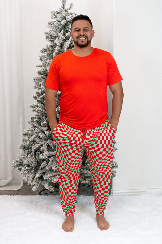 HOLLY JOLLY MEN'S DREAM JOGGER SET