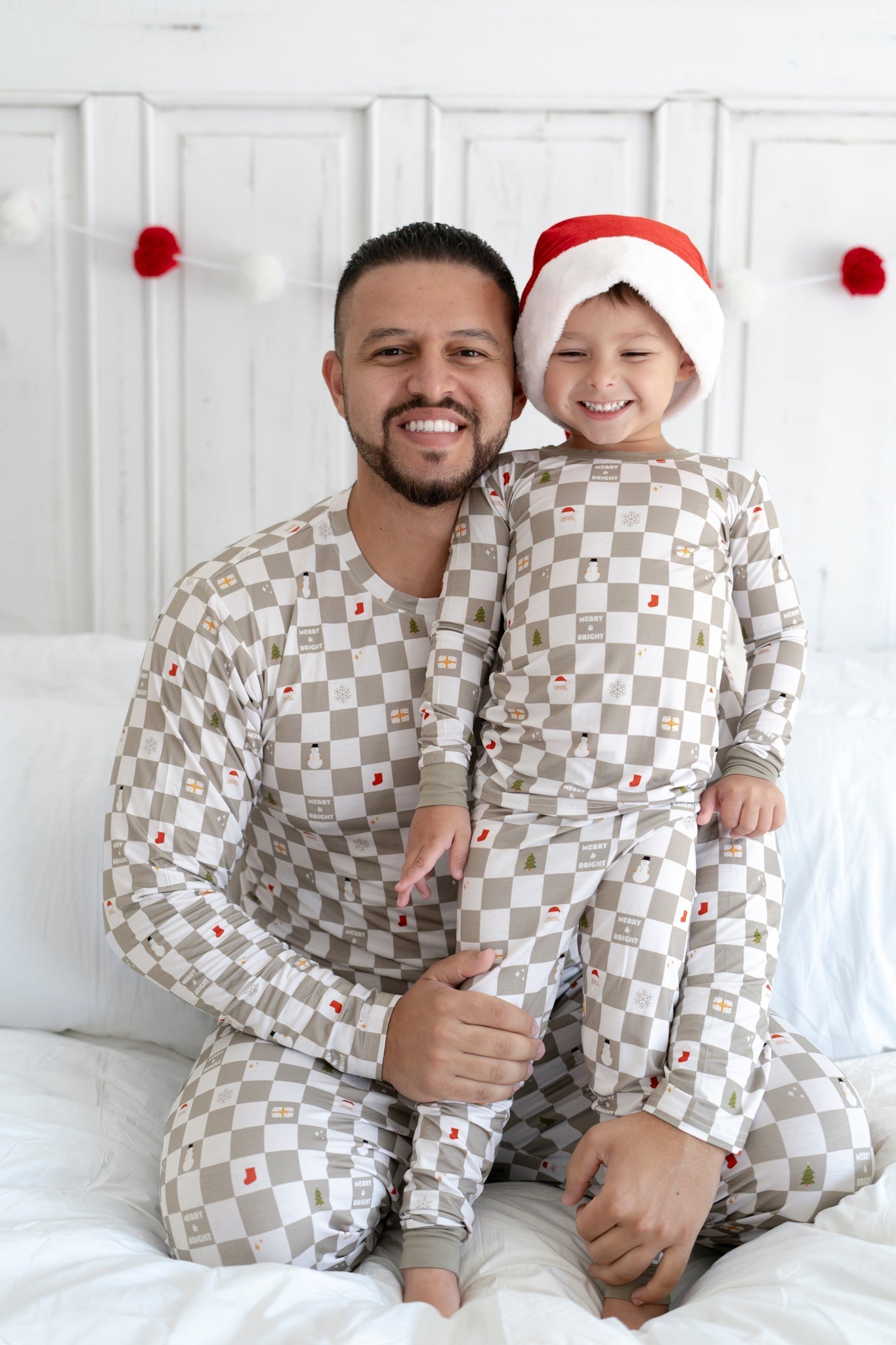 MERRY & BRIGHT CHECKS LONG SLEEVE MEN'S DREAM SET