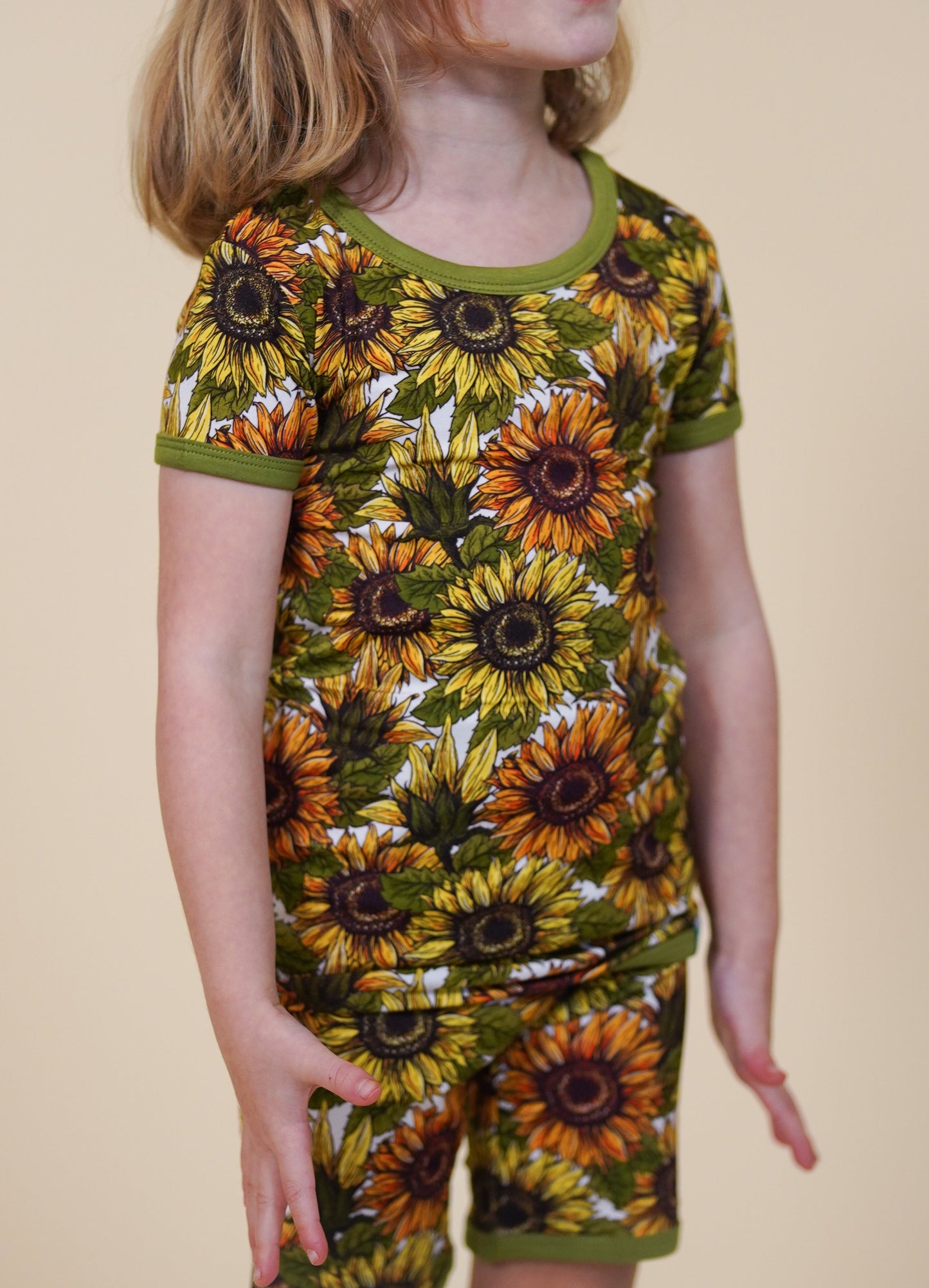 Sunny (Sunflower) Short Sleeve PJ's BDLJ