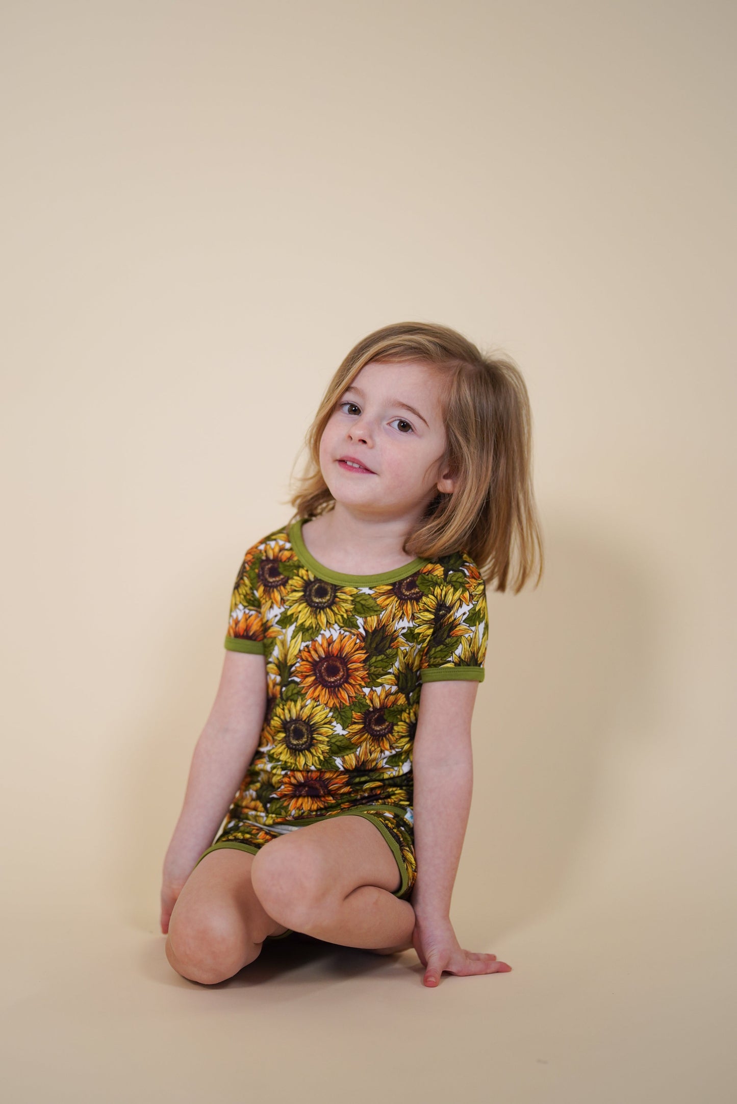 Sunny (Sunflower) Short Sleeve PJ's BDLJ