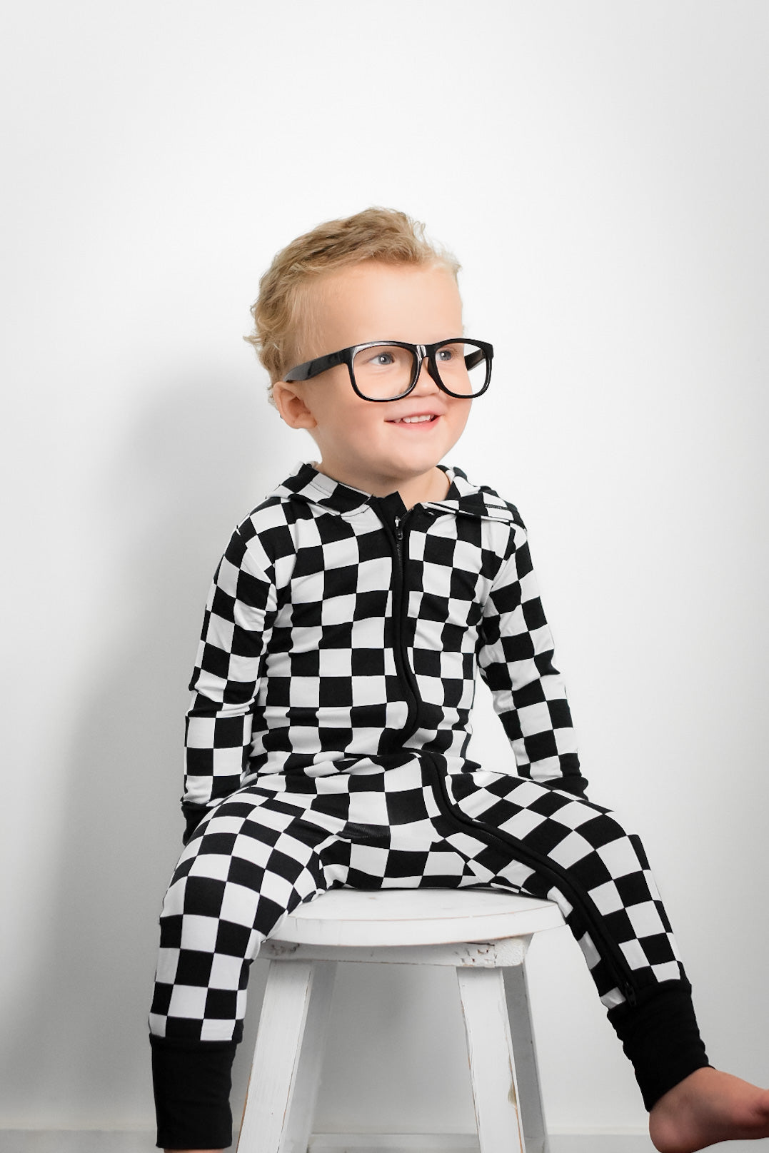 OREO CHECKERS DREAM ROMPER HOODIE