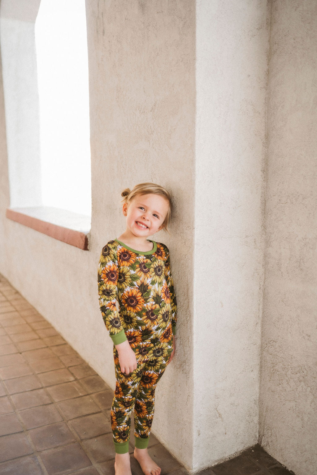 Sunny (Sunflower) Long Sleeve PJ's