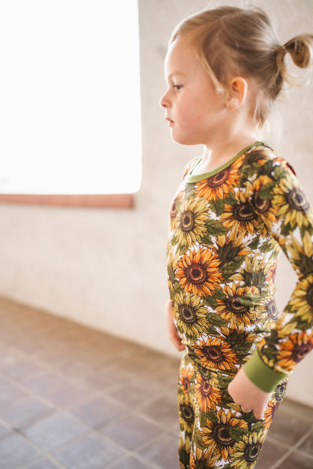 Sunny (Sunflower) Long Sleeve PJ's