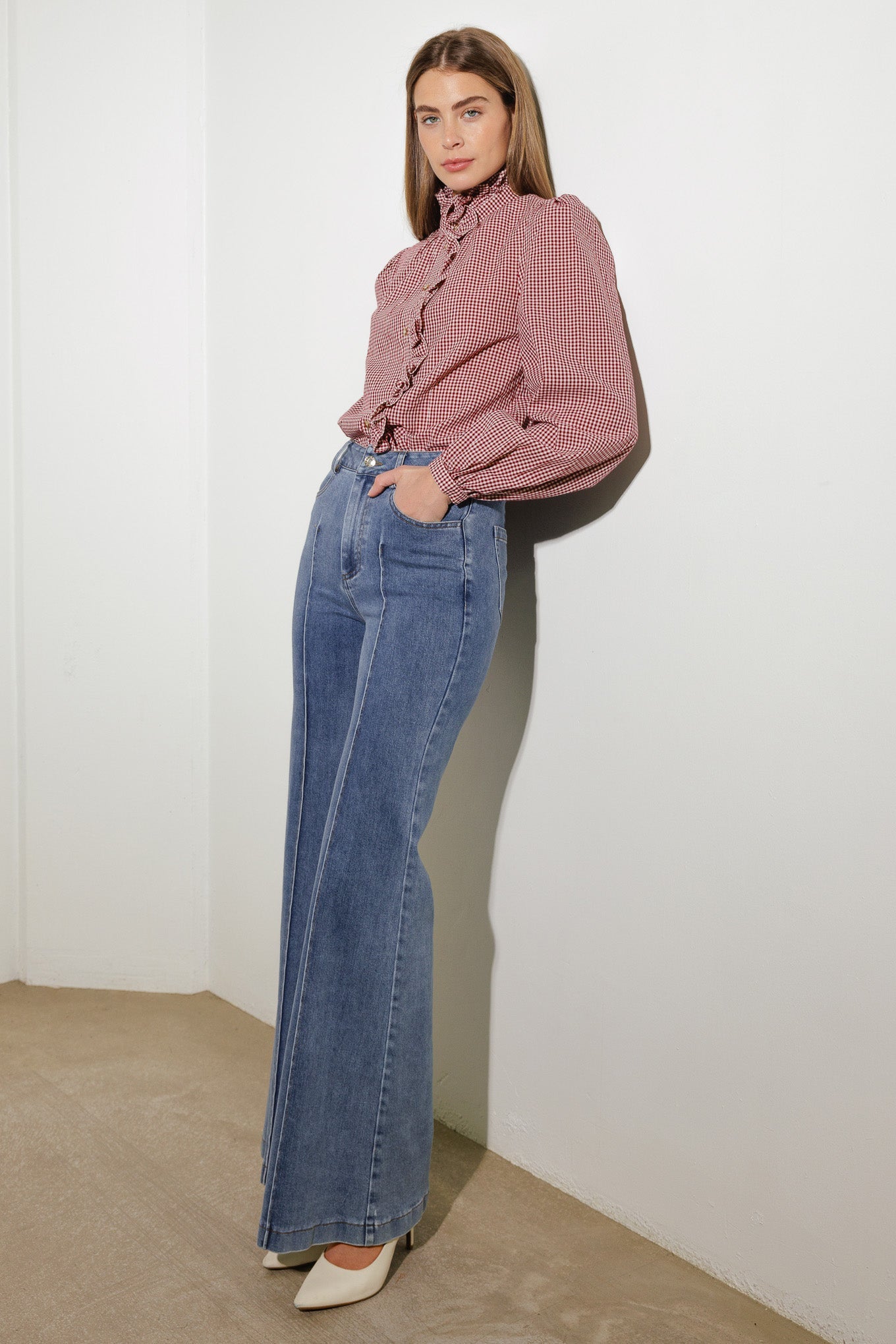 A PLACE TO BE STRETCH DENIM PANTS