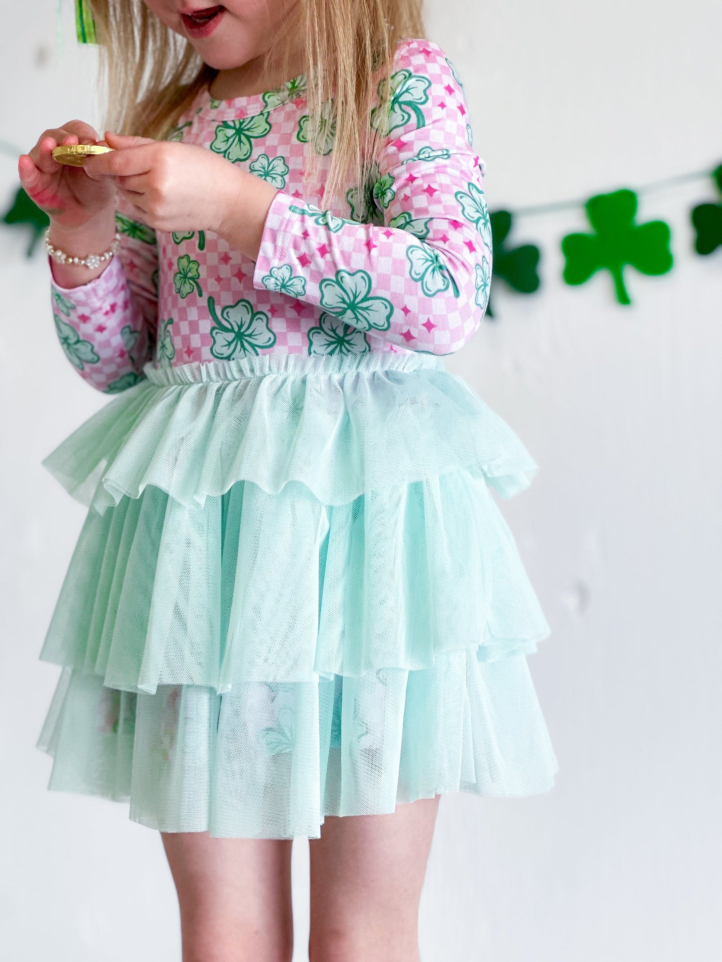 LITTLE MISS SHAMROCK DREAM TUTU DRESS