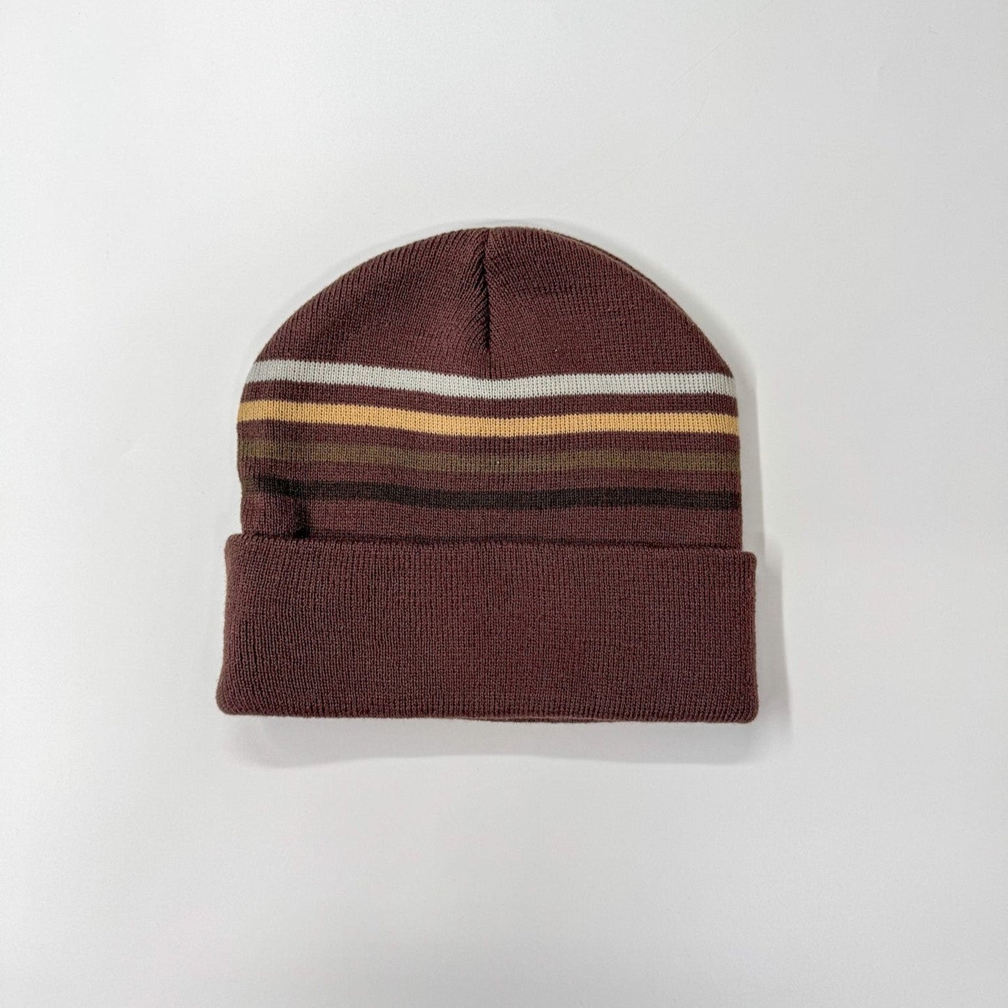 VINTAGE STRIPES BEANIE - COCOA