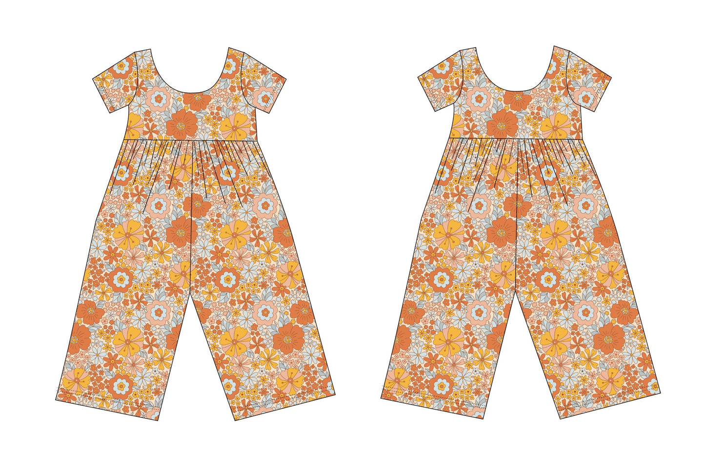 Marigold - Wide-leg Romper