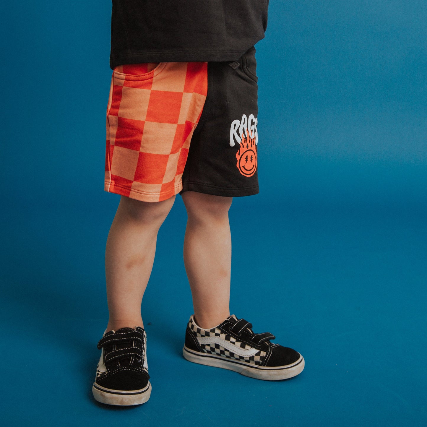 Shorts - Orange Check