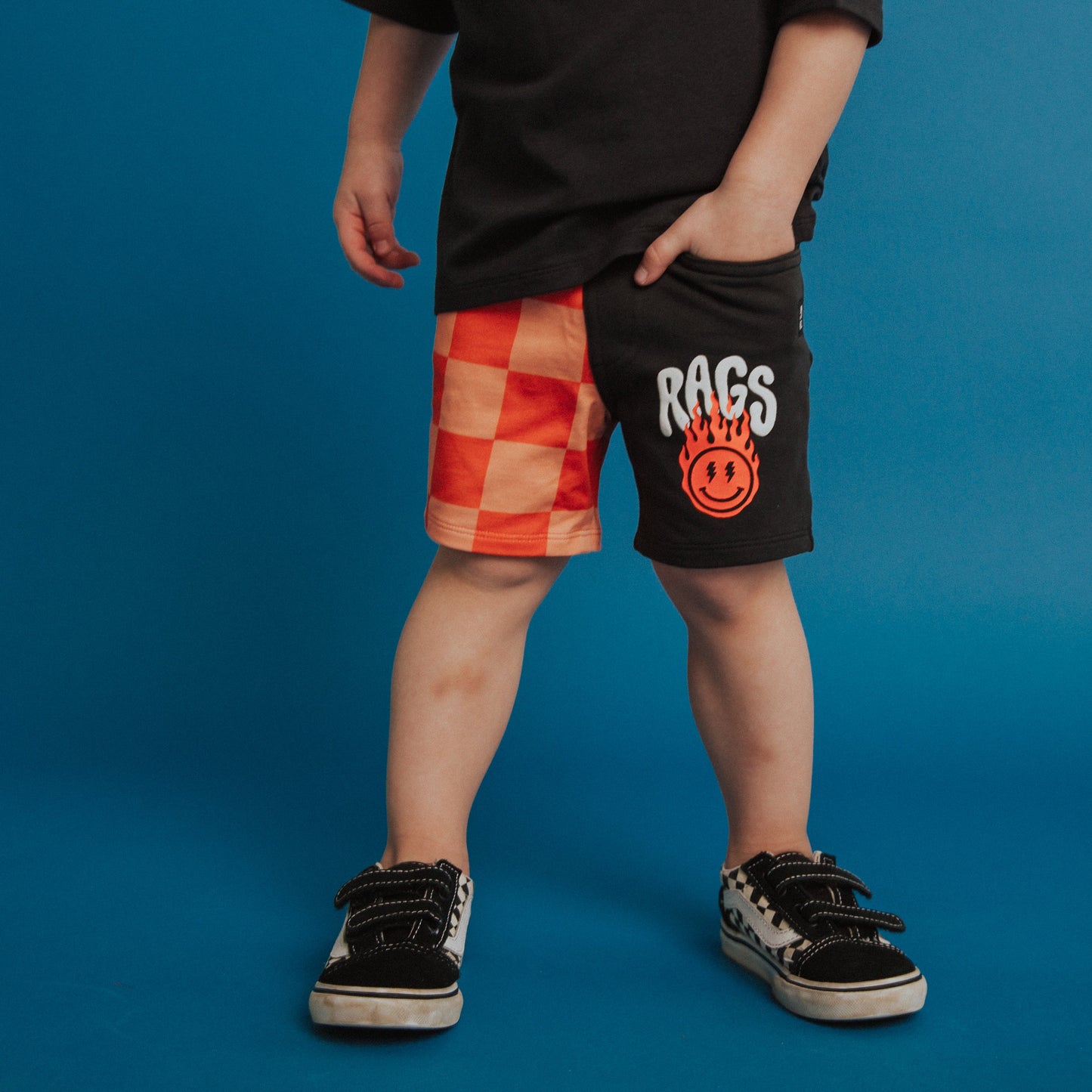 Shorts - Orange Check