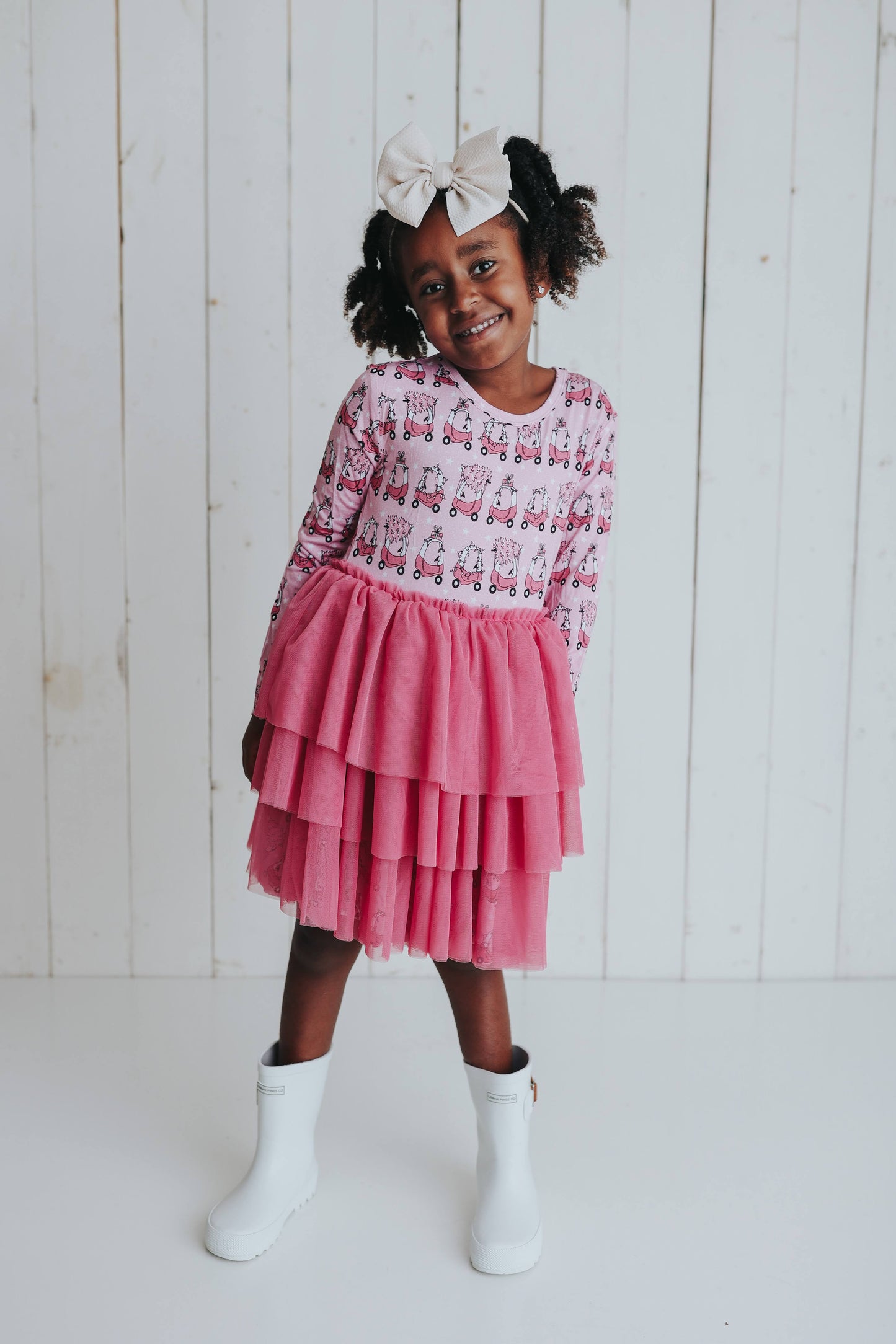 PINK LITTLE CHRISTMAS DREAM TUTU DRESS