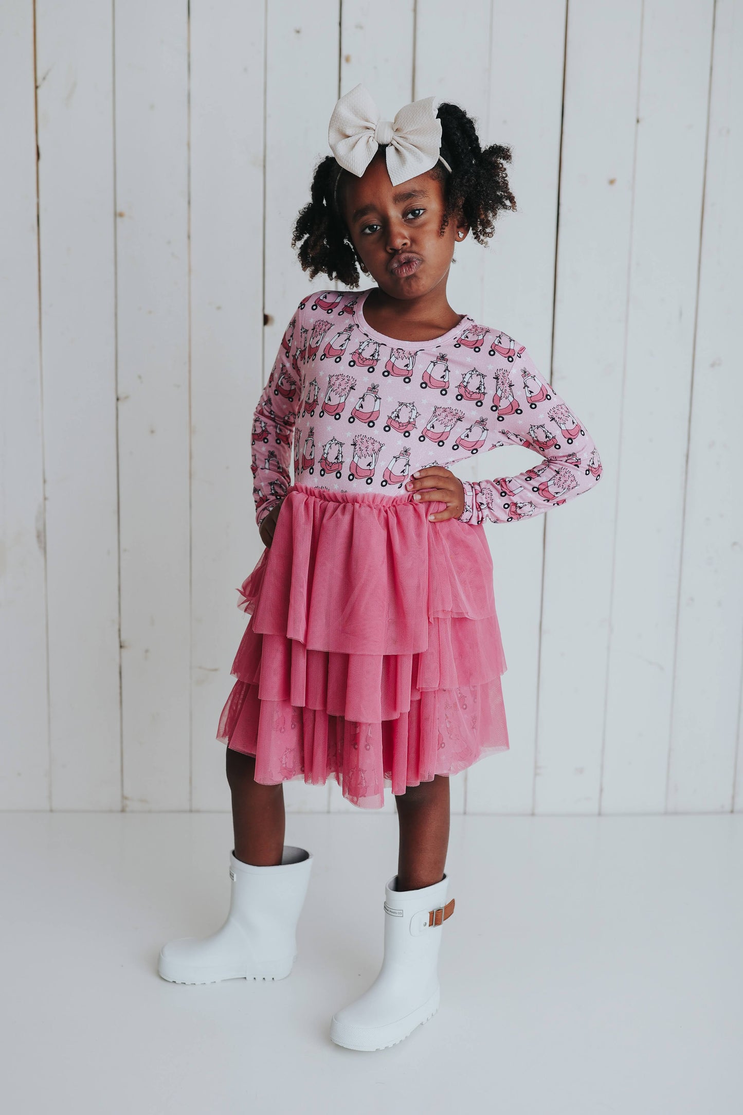 PINK LITTLE CHRISTMAS DREAM TUTU DRESS